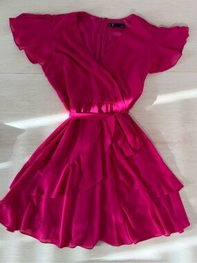 Leslie Fay Hot Pink Women's Dress Shell